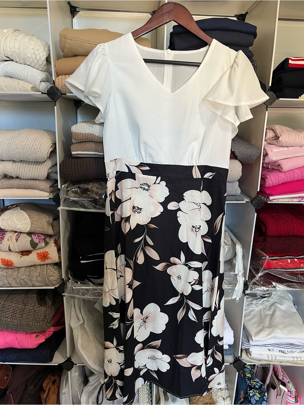 NWOT Floral Midi Dress